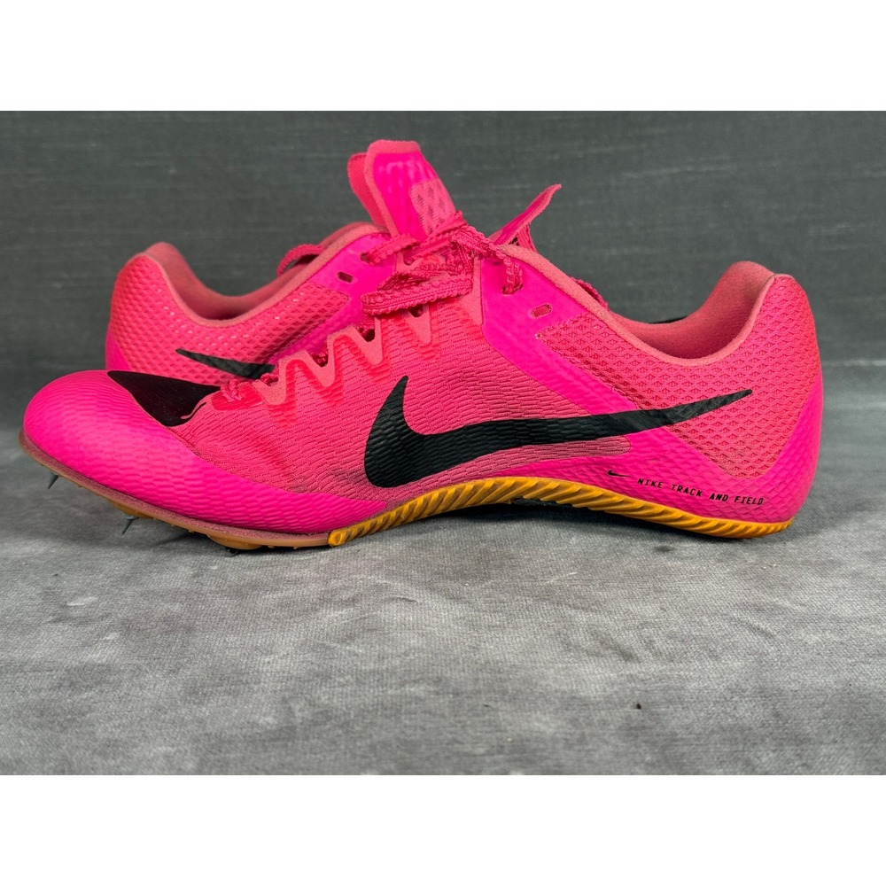 Nike Rival Sprint Track Field Spikes Pink Orange DC8753-600 Mens 6.5 Womens 8 - Picture 5 of 8